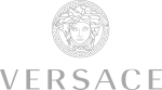 versace logo grey